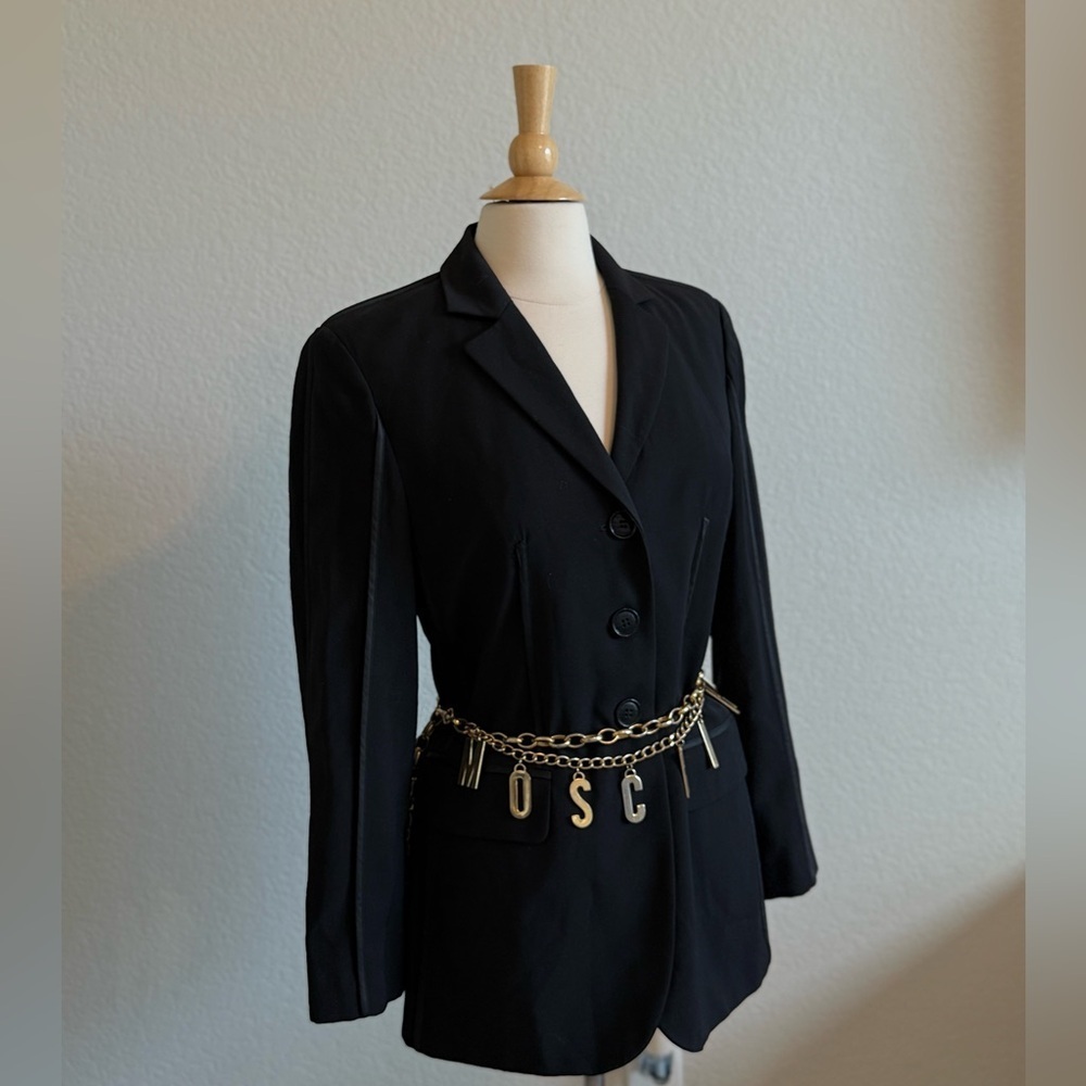 Moschino | Cheap & Chic Black Blazer | Size 12